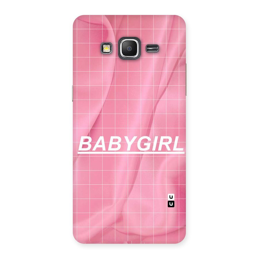 Baby Girl Check Back Case for Galaxy Grand Prime