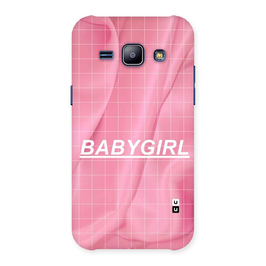 Baby Girl Check Back Case for Galaxy J1