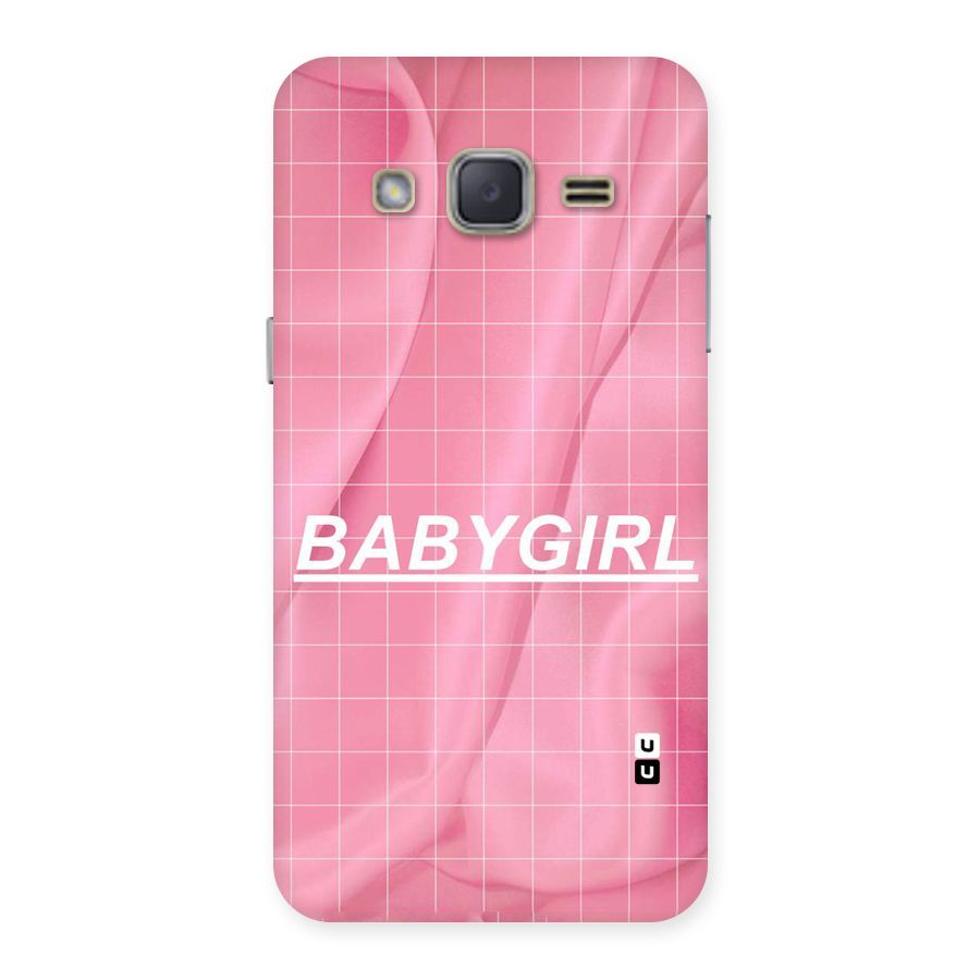 Baby Girl Check Back Case for Galaxy J2