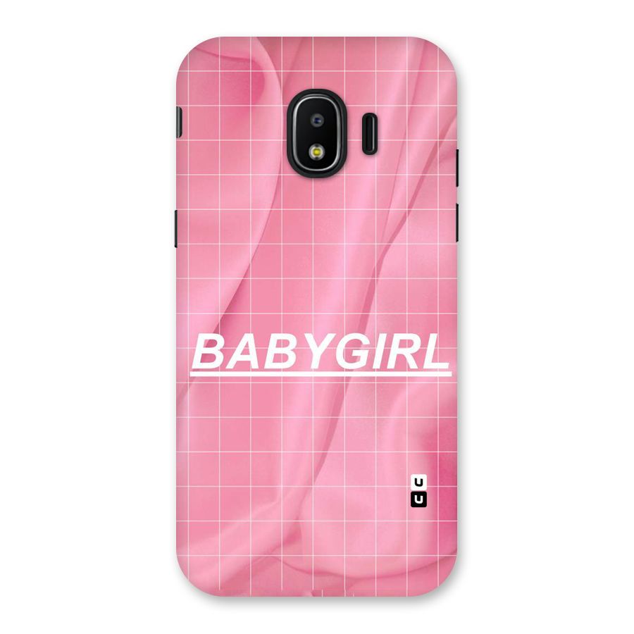 Baby Girl Check Back Case for Galaxy J2 Pro 2018