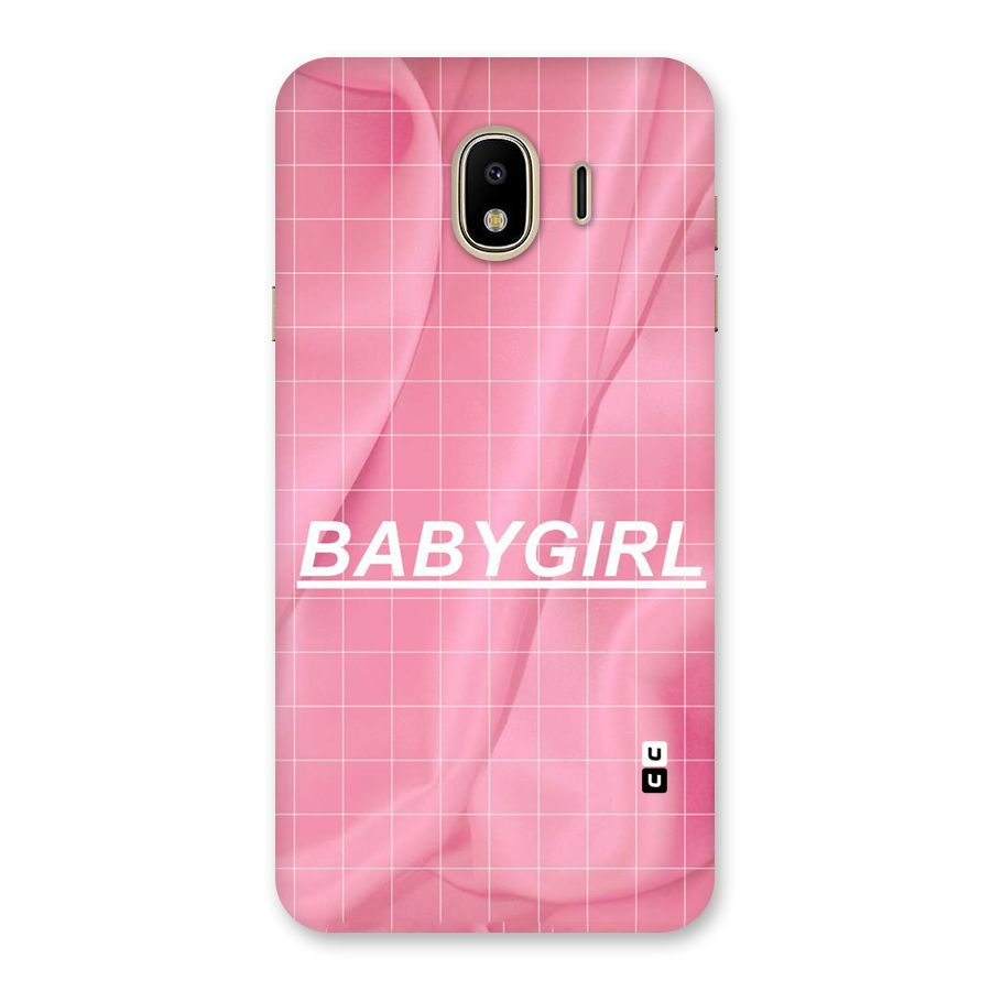 Baby Girl Check Back Case for Galaxy J4