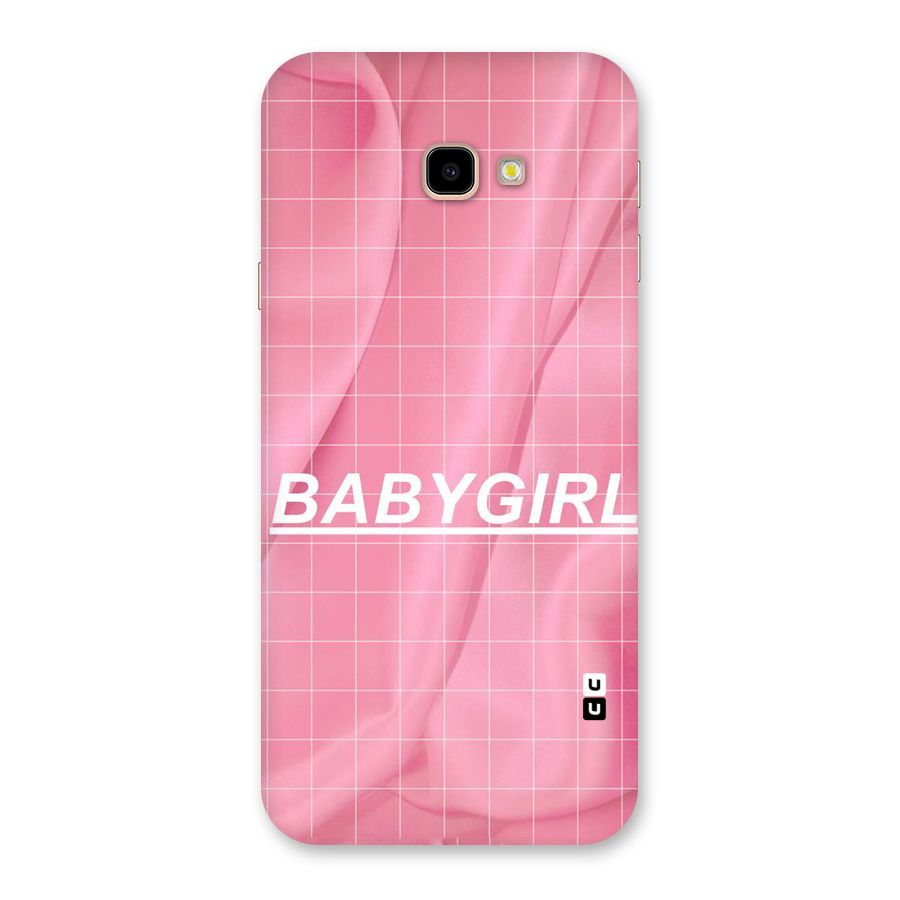 Baby Girl Check Back Case for Galaxy J4 Plus