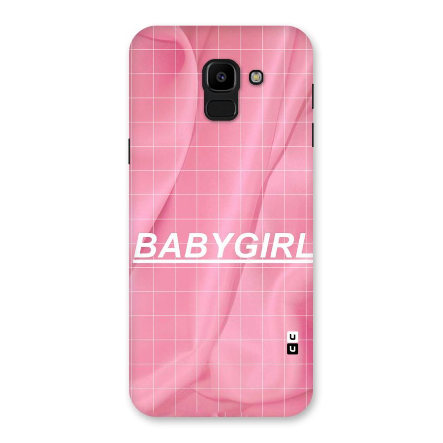 Baby Girl Check Back Case for Galaxy J6