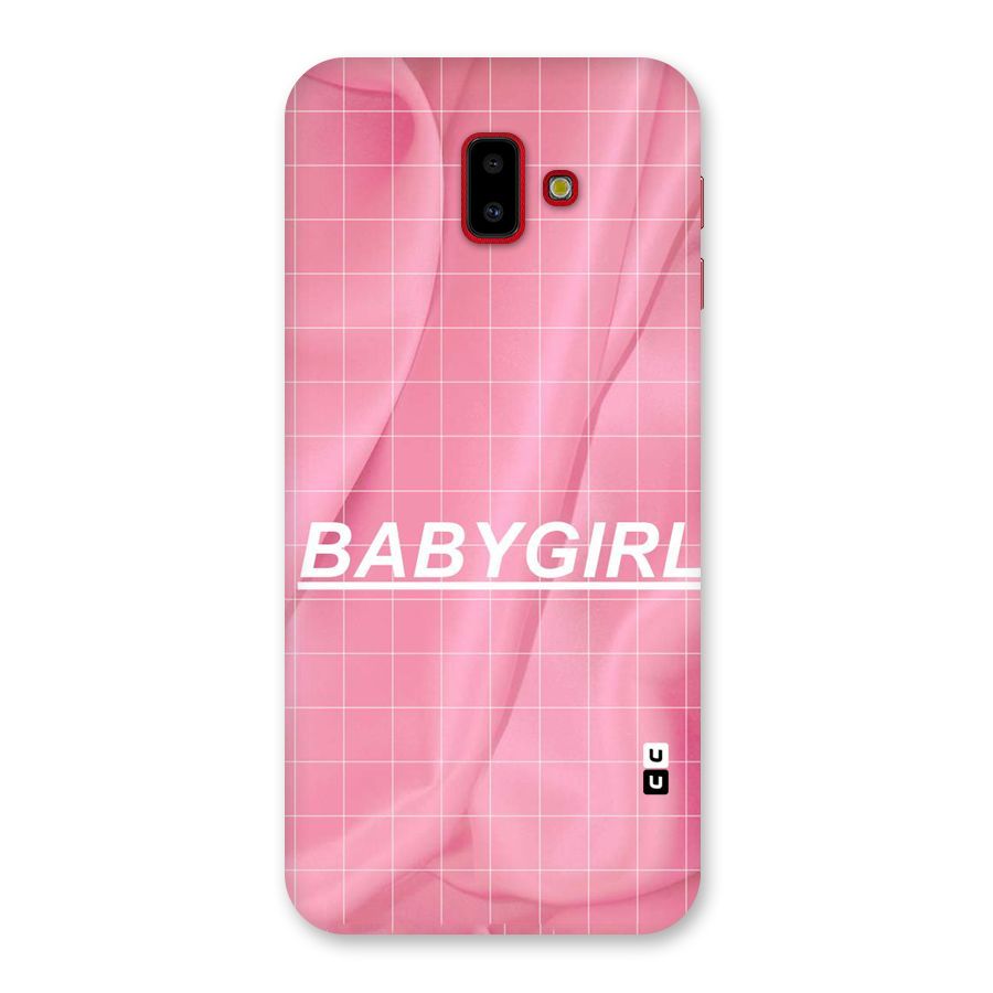 Baby Girl Check Back Case for Galaxy J6 Plus