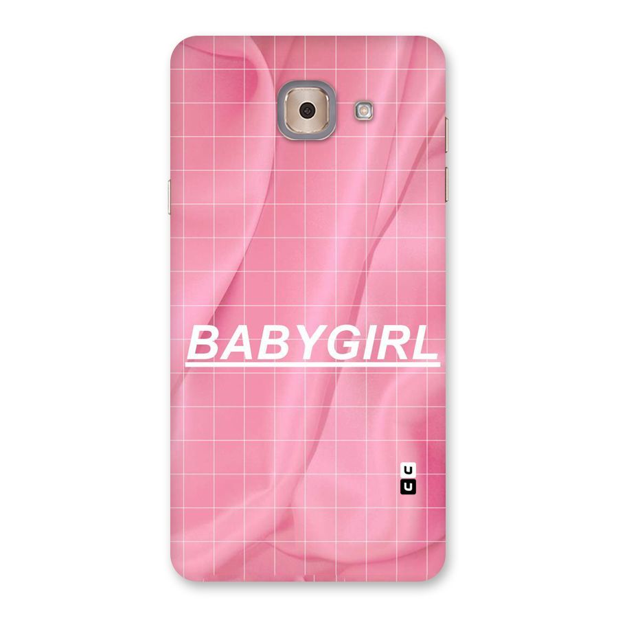 Baby Girl Check Back Case for Galaxy J7 Max