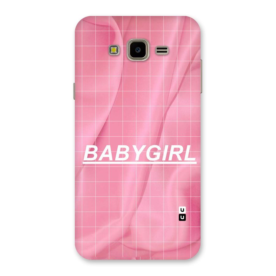 Baby Girl Check Back Case for Galaxy J7 Nxt