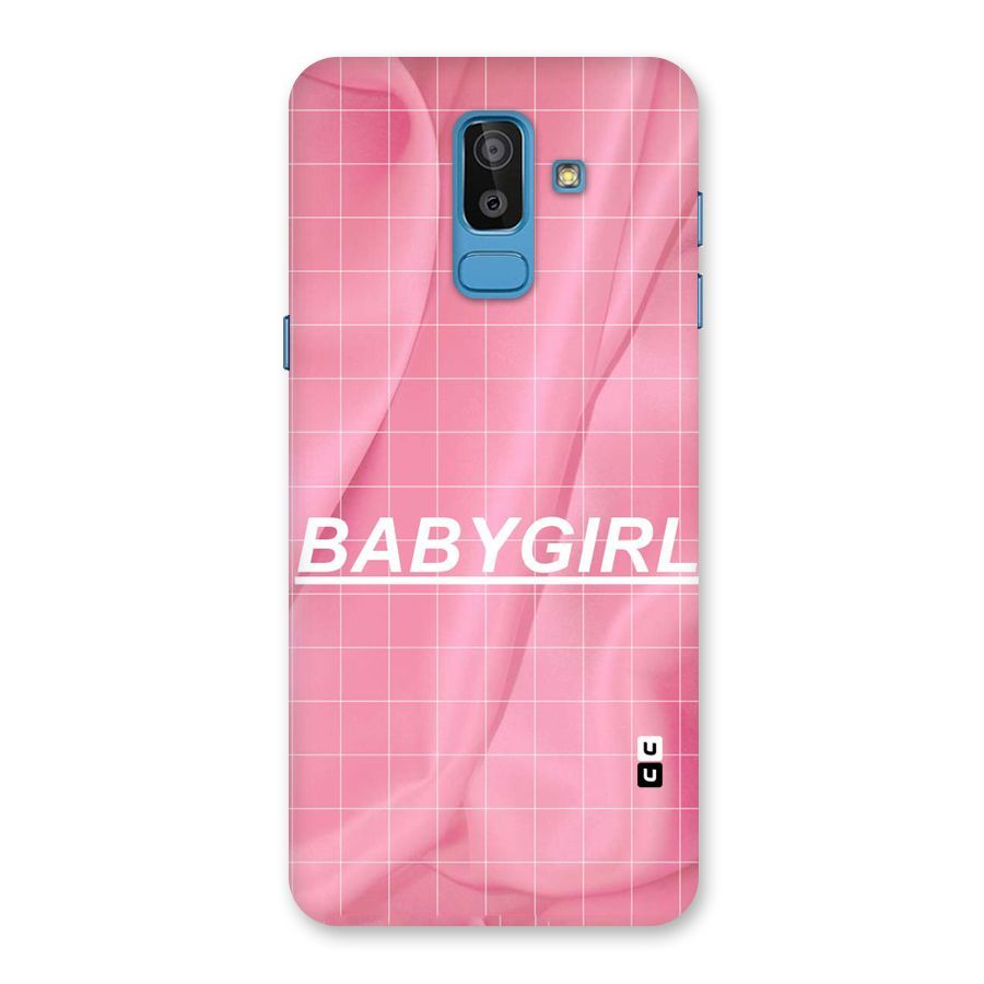 Baby Girl Check Back Case for Galaxy J8