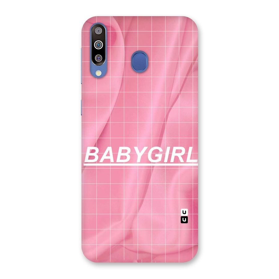 Baby Girl Check Back Case for Galaxy M30