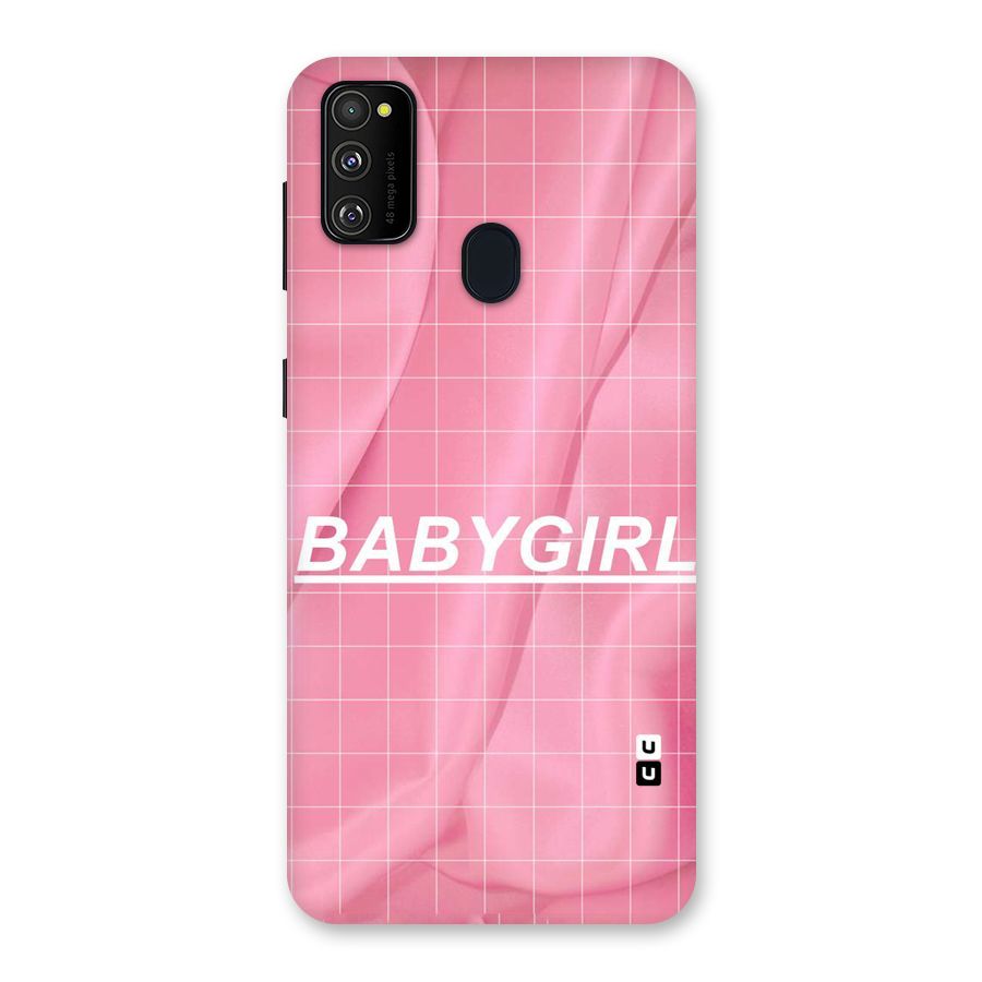 Baby Girl Check Back Case for Galaxy M30s