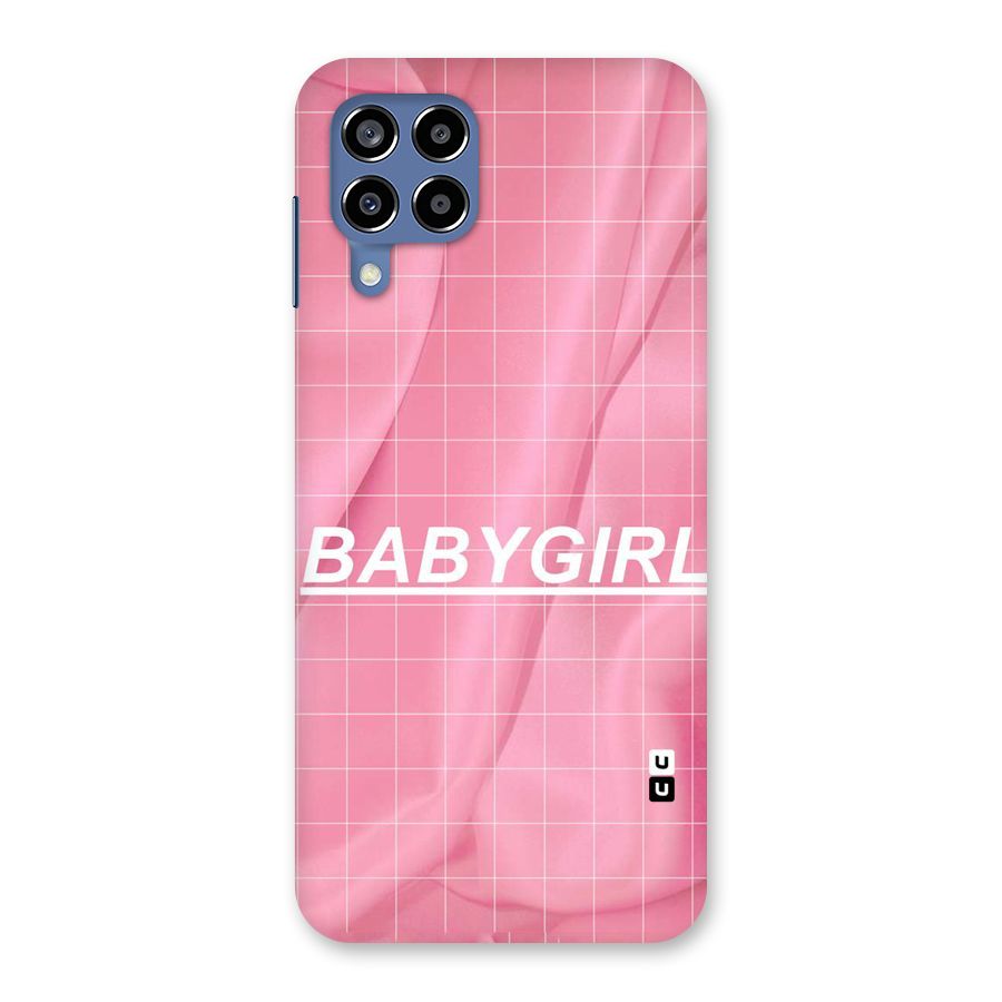 Baby Girl Check Back Case for Galaxy M53 5G