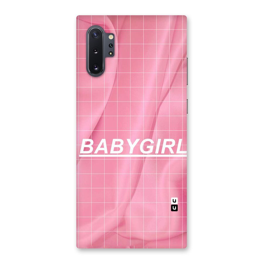 Baby Girl Check Back Case for Galaxy Note 10 Plus