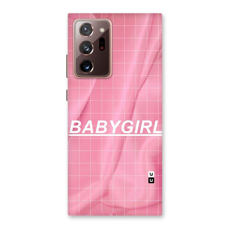 Baby Girl Check Back Case for Galaxy Note 20 Ultra