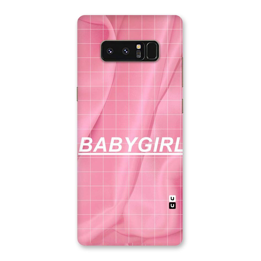 Baby Girl Check Back Case for Galaxy Note 8