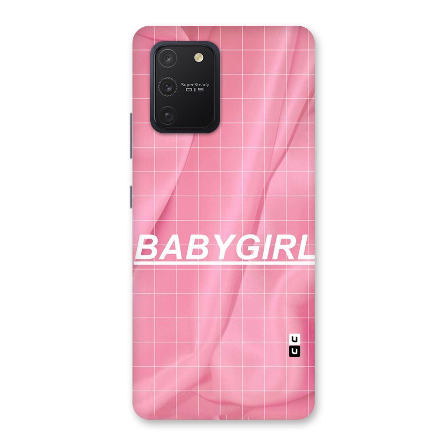 Baby Girl Check Back Case for Galaxy S10 Lite