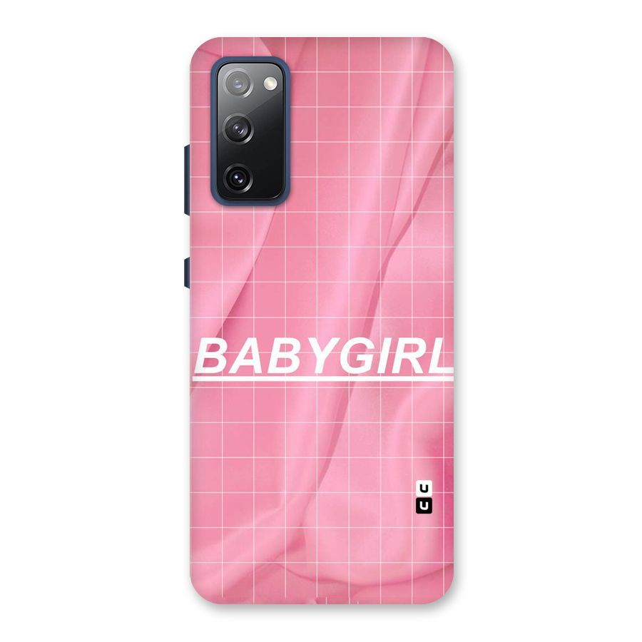 Baby Girl Check Back Case for Galaxy S20 FE