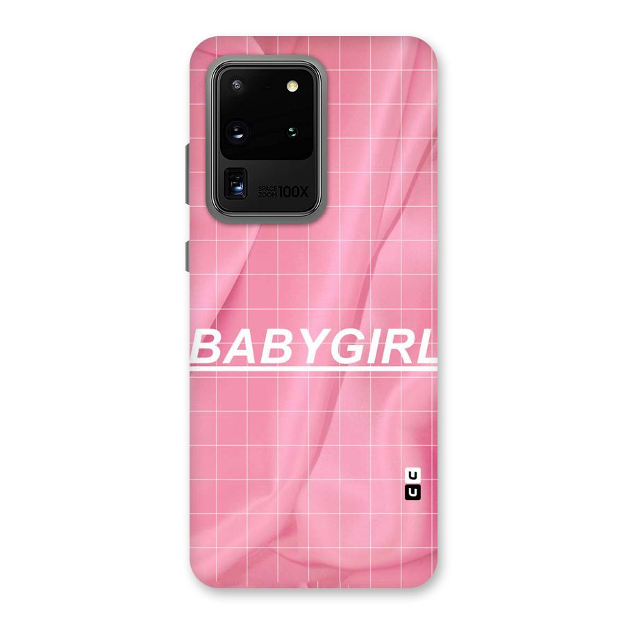 Baby Girl Check Back Case for Galaxy S20 Ultra