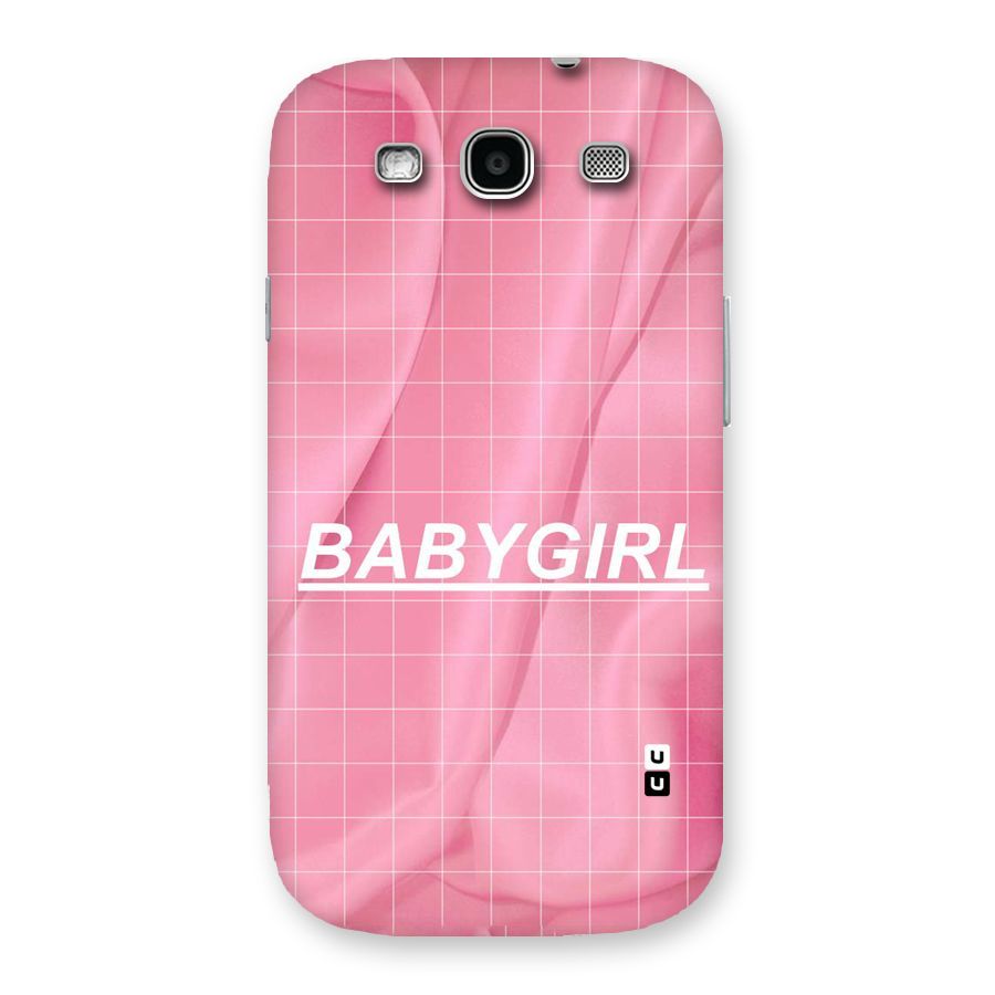 Baby Girl Check Back Case for Galaxy S3