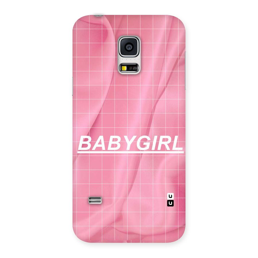 Baby Girl Check Back Case for Galaxy S5 Mini