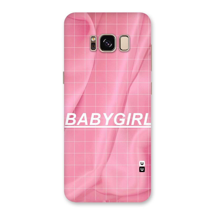 Baby Girl Check Back Case for Galaxy S8