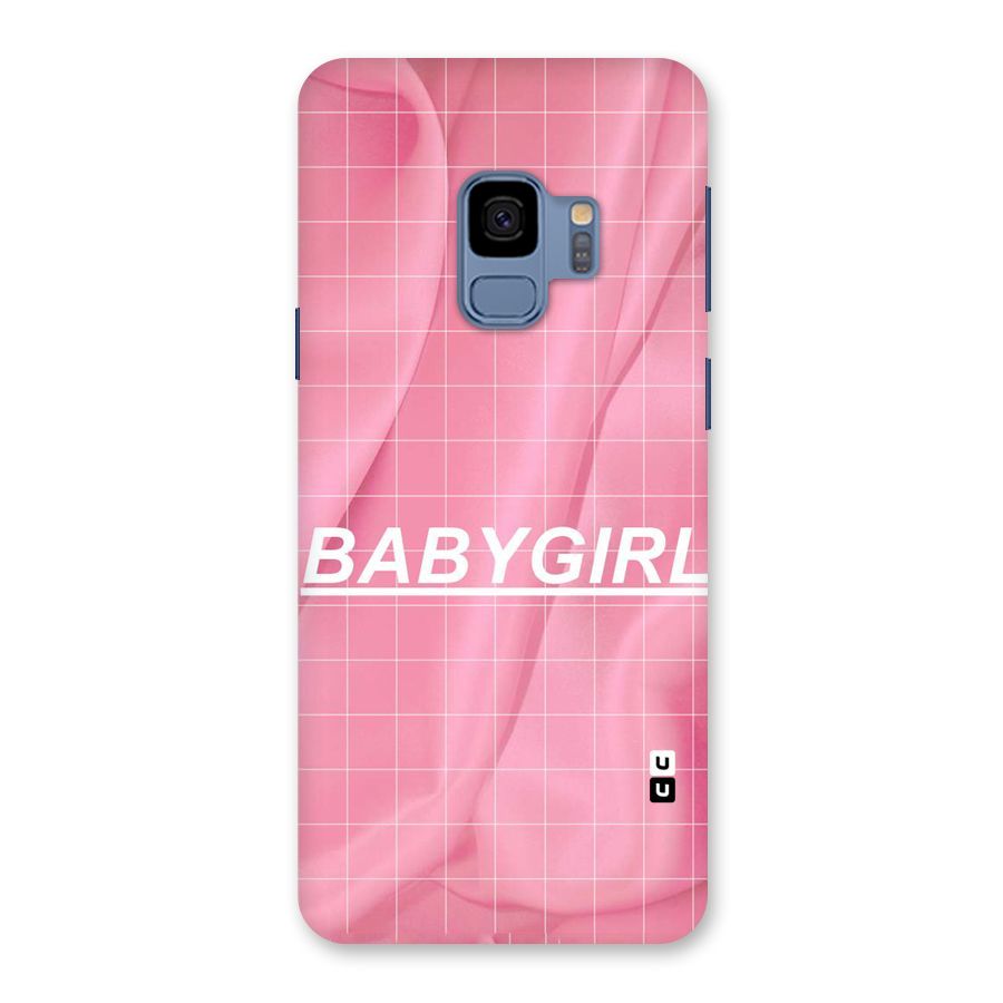 Baby Girl Check Back Case for Galaxy S9