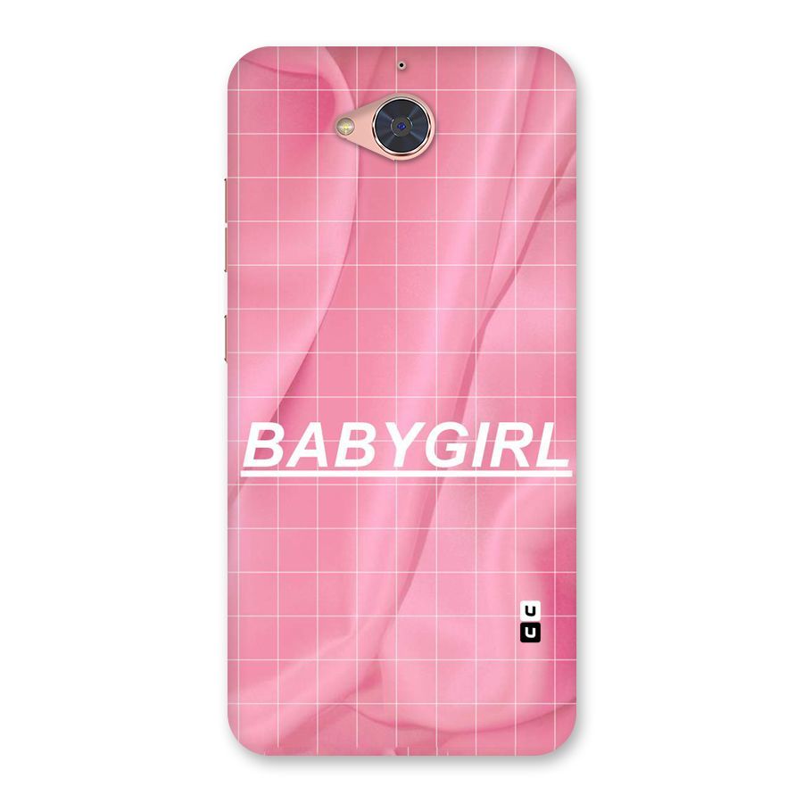 Baby Girl Check Back Case for Gionee S6 Pro