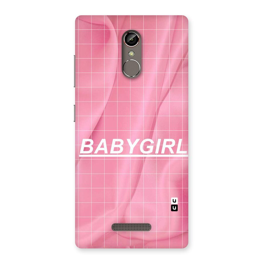 Baby Girl Check Back Case for Gionee S6s