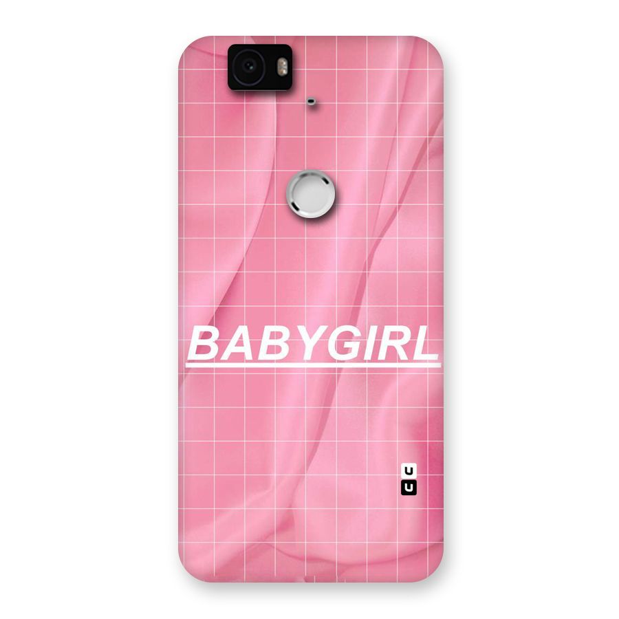 Baby Girl Check Back Case for Google Nexus-6P