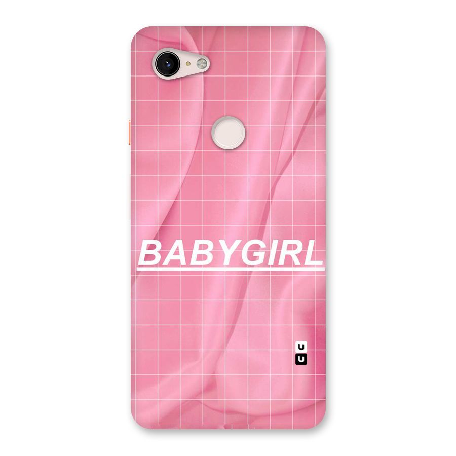 Baby Girl Check Back Case for Google Pixel 3 XL