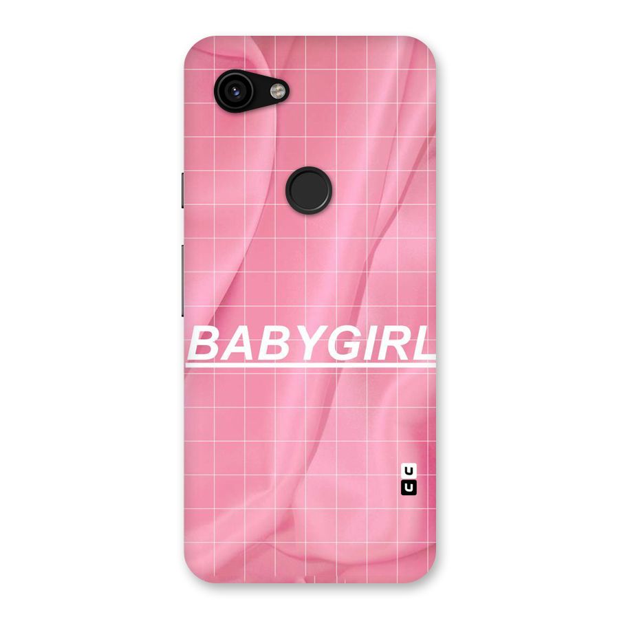 Baby Girl Check Back Case for Google Pixel 3a