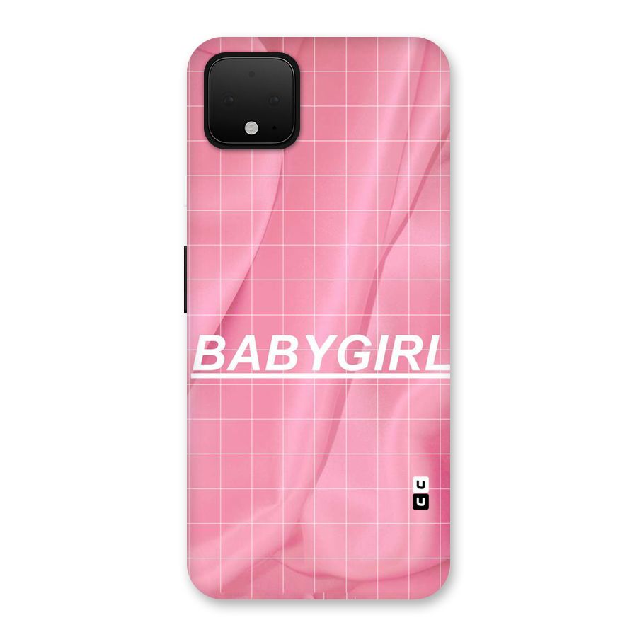 Baby Girl Check Back Case for Google Pixel 4 XL
