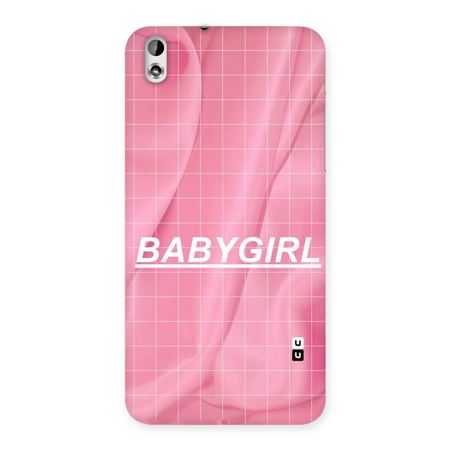 Baby Girl Check Back Case for HTC Desire 816g