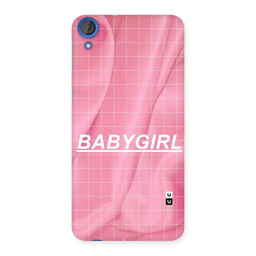 Baby Girl Check Back Case for HTC Desire 820