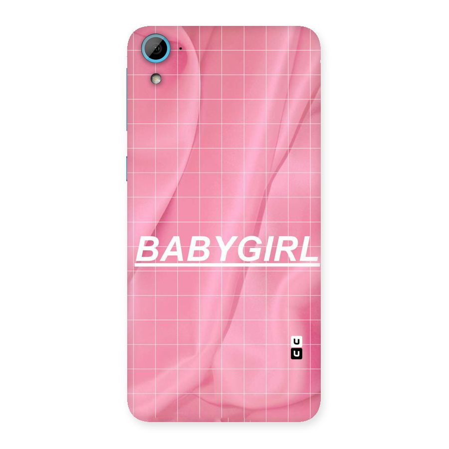 Baby Girl Check Back Case for HTC Desire 826