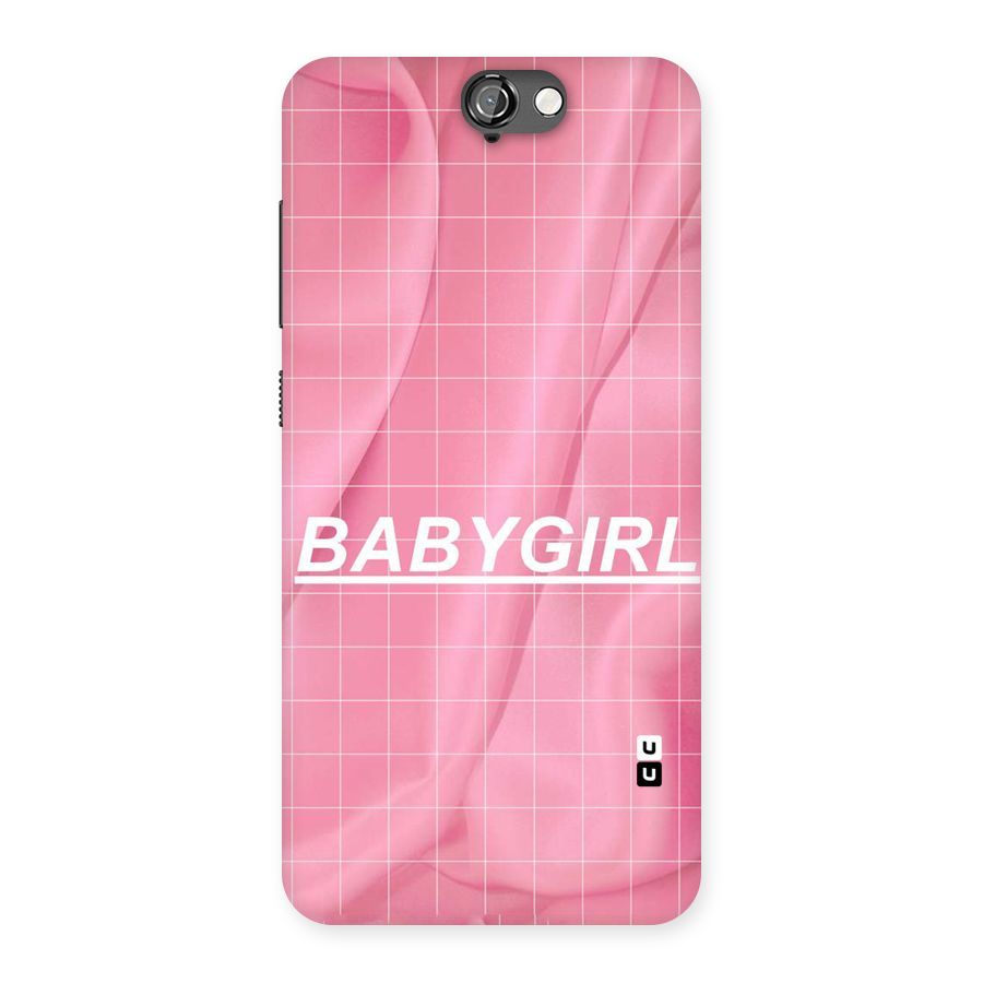 Baby Girl Check Back Case for HTC One A9