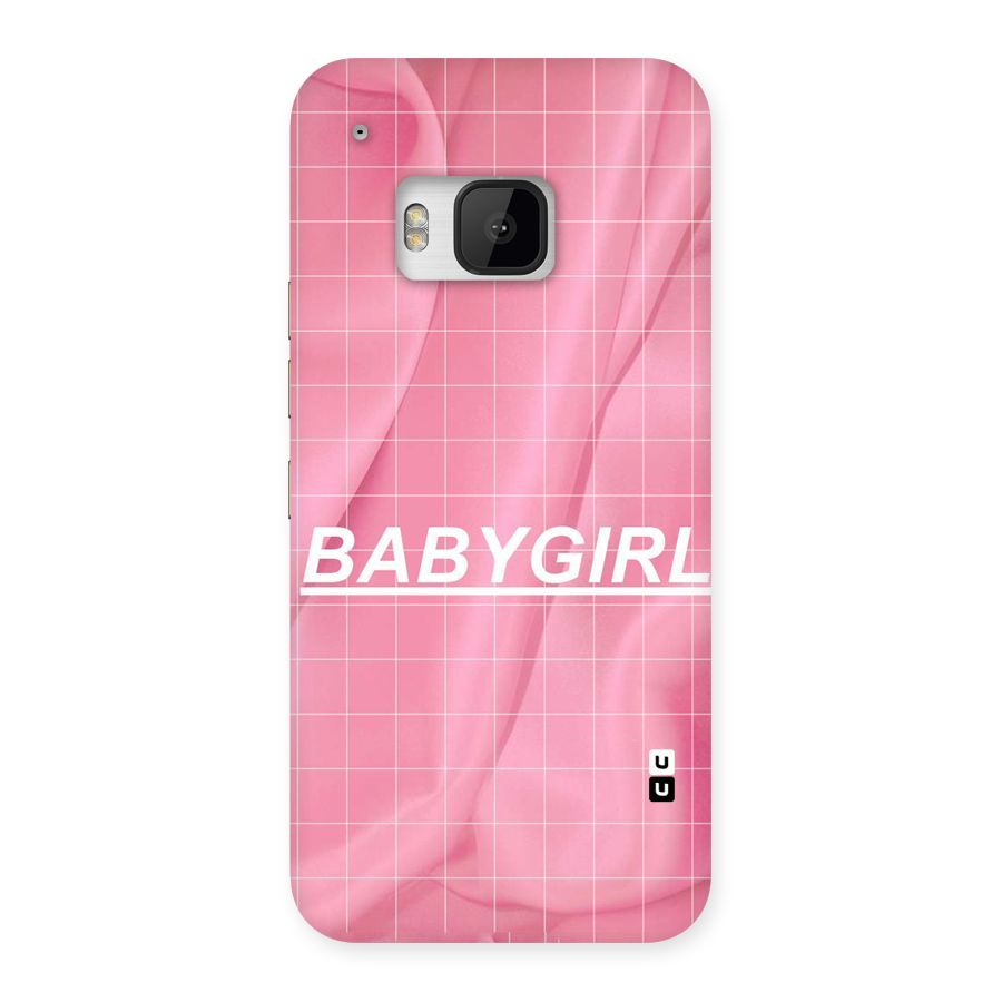 Baby Girl Check Back Case for HTC One M9