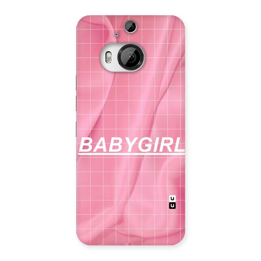 Baby Girl Check Back Case for HTC One M9 Plus