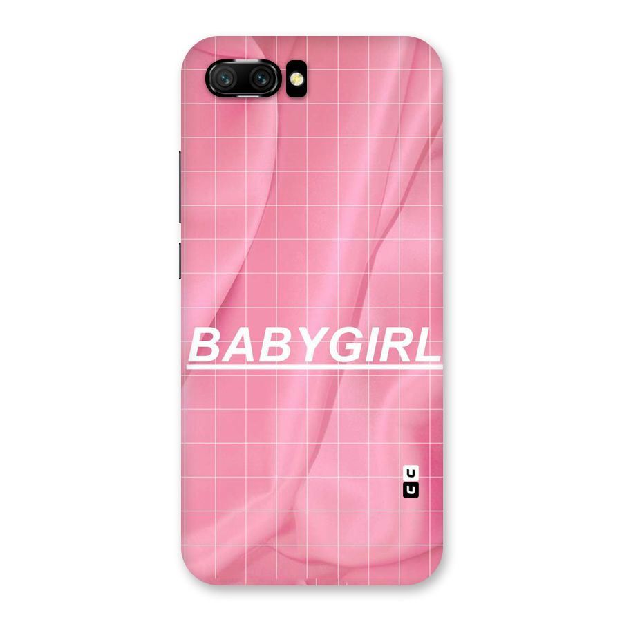 Baby Girl Check Back Case for Honor 10