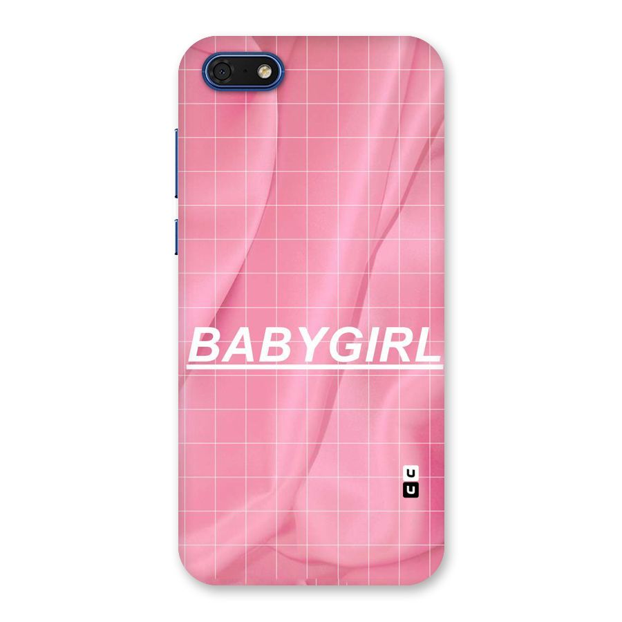 Baby Girl Check Back Case for Honor 7s