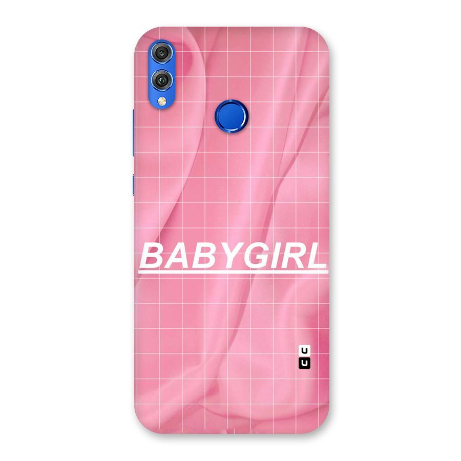 Baby Girl Check Back Case for Honor 8X