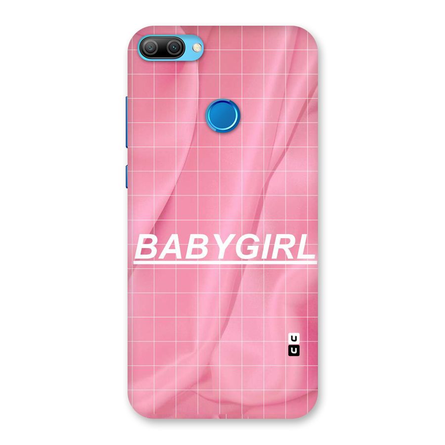 Baby Girl Check Back Case for Honor 9N