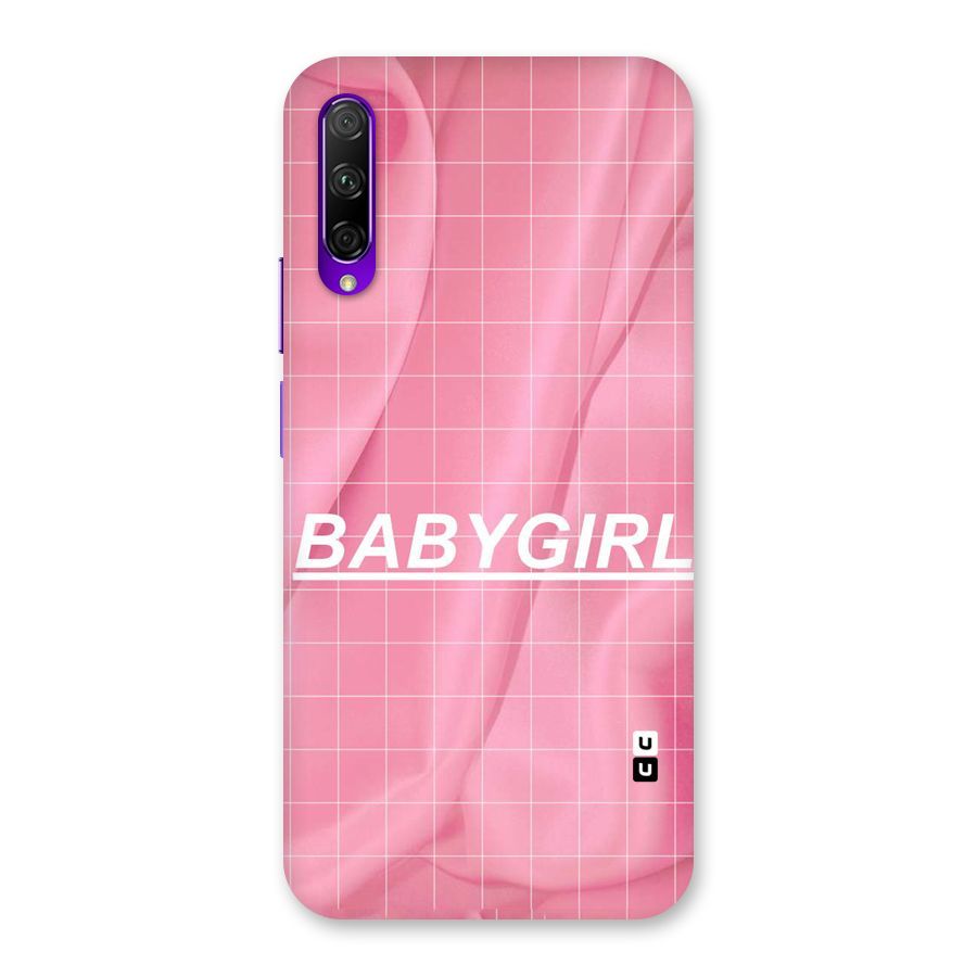 Baby Girl Check Back Case for Honor 9X Pro