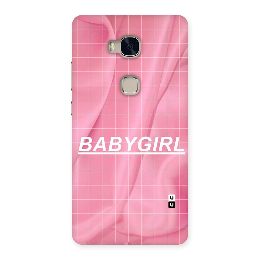 Baby Girl Check Back Case for Huawei Honor 5X