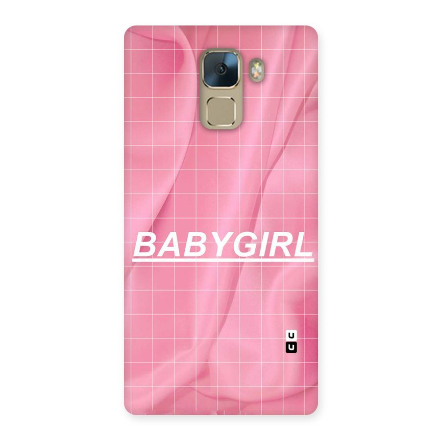 Baby Girl Check Back Case for Huawei Honor 7