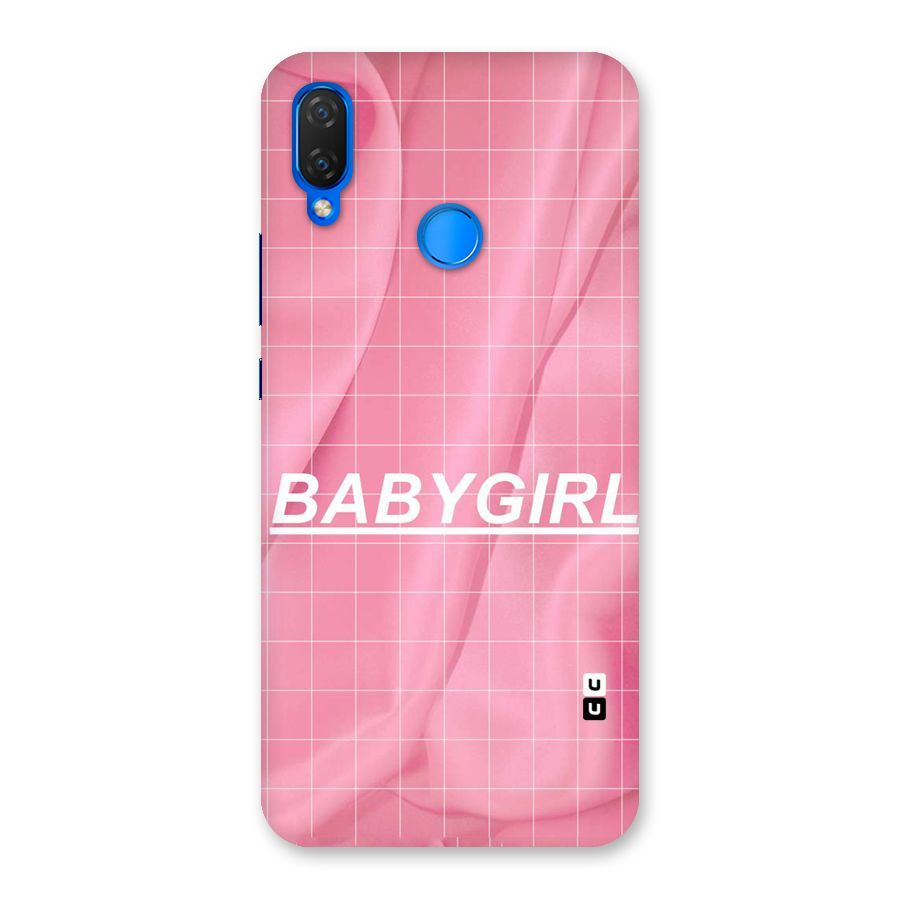 Baby Girl Check Back Case for Huawei P Smart+