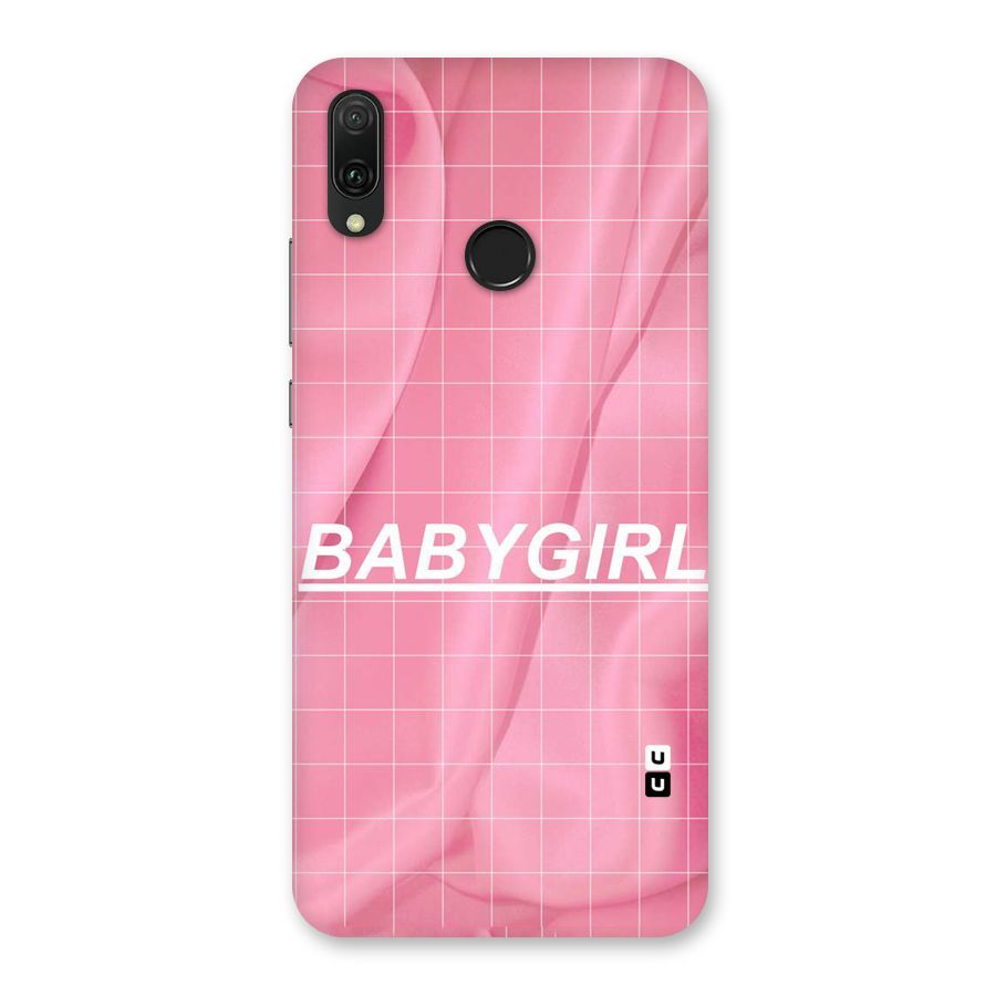 Baby Girl Check Back Case for Huawei Y9 (2019)