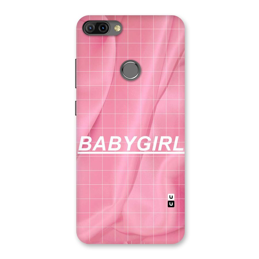 Baby Girl Check Back Case for Infinix Hot 6 Pro