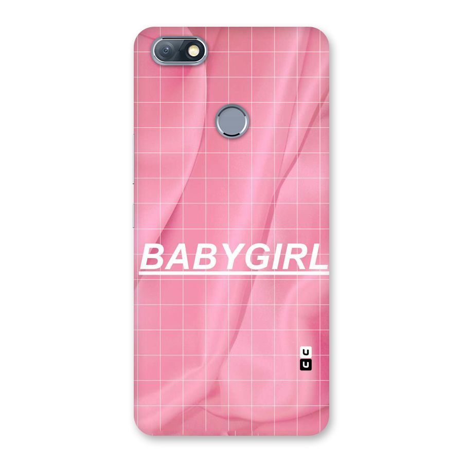 Baby Girl Check Back Case for Infinix Note 5
