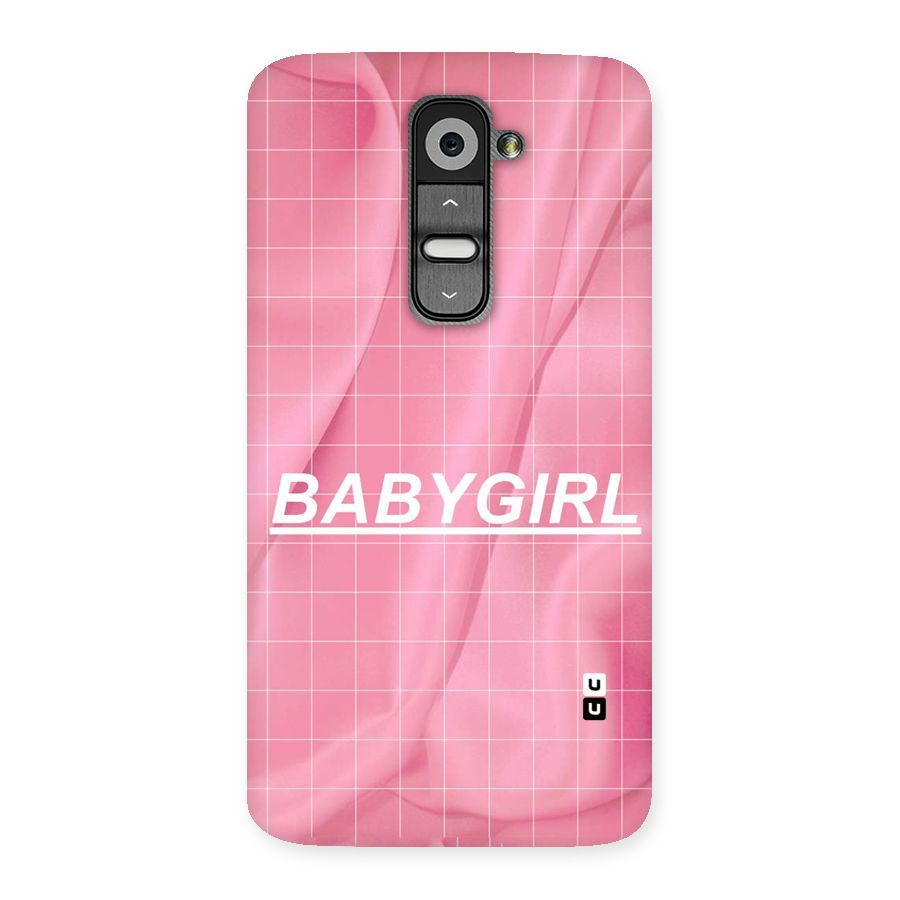 Baby Girl Check Back Case for LG G2