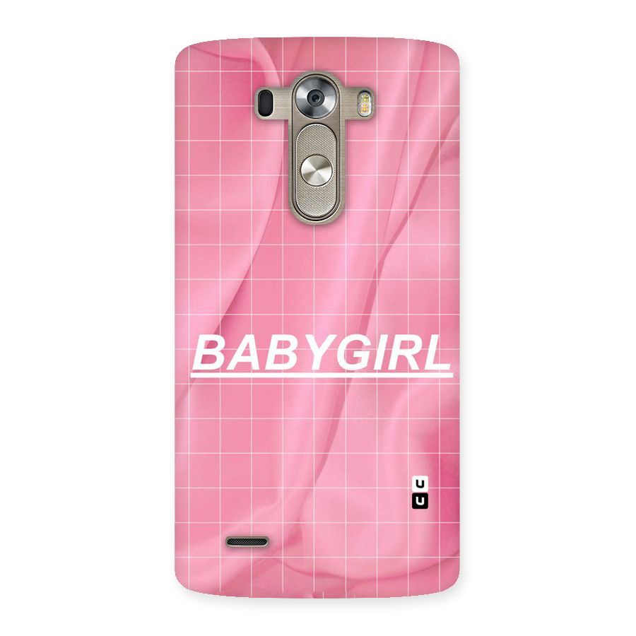 Baby Girl Check Back Case for LG G3