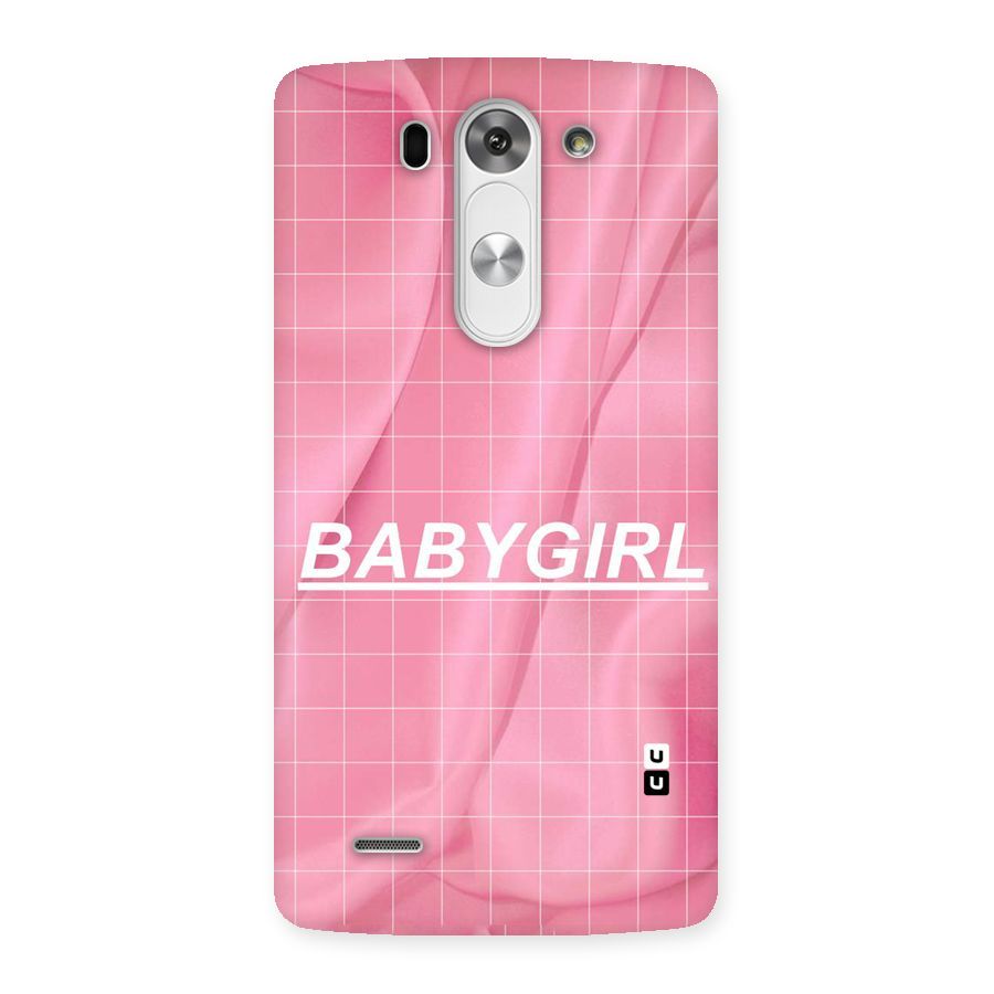 Baby Girl Check Back Case for LG G3 Mini